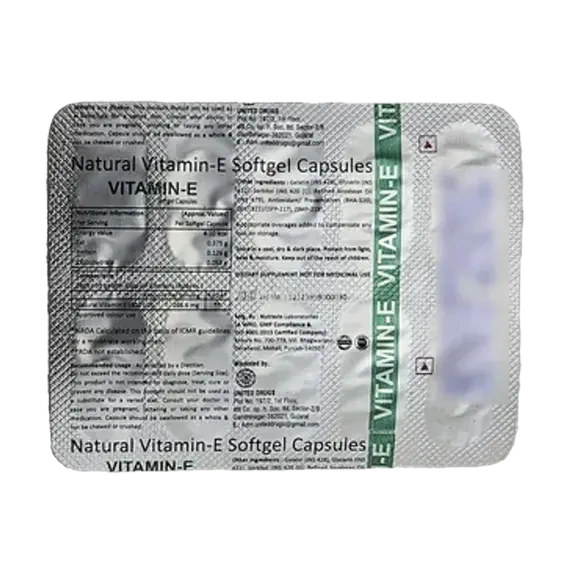 vitamin e capsule 10's